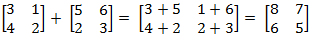 matrix addition