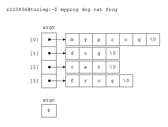 Command line arguments